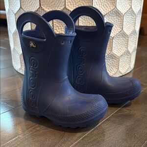 CROCS Blue Rain Boots Waterproof